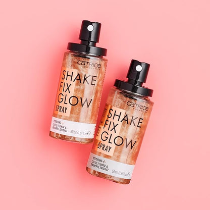 Catrice | Shake Fix Glow Spray & Corrector Anti-Red Bundle | Full Coverage Makeup | Vegan & Cruelty Free