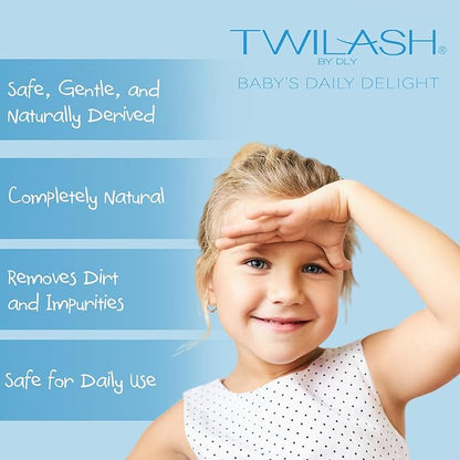 Eyelid Cleansing Spray for Children with 50 Cotton Rounds - Tear-Free, Natural Ingredients | Ideal for Gentle Eye Care and Daily Use | 100ml/3.42 fl oz