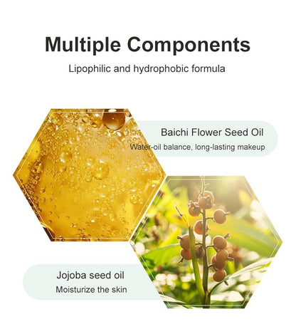 MAEPEOR Setting Powder 8 Colors Smooth and Lightweight Matte Face Powder for Brightening and Setting Makeup with Face Puff (1.76 oz, P04 Warm Orange)