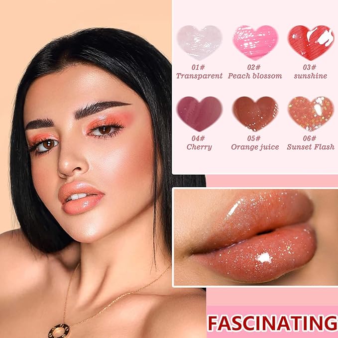 6 Colors Lip Tint Stain Set,Mini Velvet Lip Tint Watery Lip Stain Long Lasting Waterproof Moisturizing Lip & Cheek Tint,Hydrating,Natural Glossy Liquid Lipstick Lip Gloss Kits for Women (Set B)