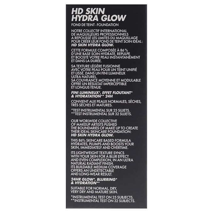 HD Skin Hydra Glow - 1Y06 Warm Vanilla by Make Up For Ever for Women - 1 oz Foundation