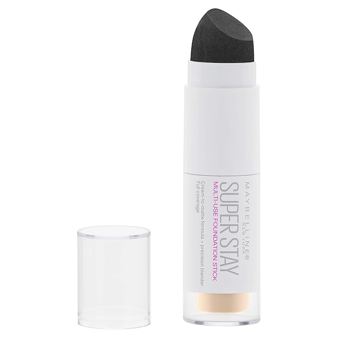 Maybelline New York Super Stay Foundation Stick For Normal to Oily Skin, Porcelain, 0.25 oz.
