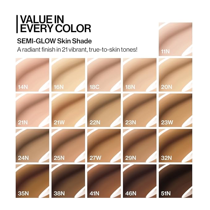 UNLEASHIA Foundation Makeup Healthy-Green Cushion Refill - 15g, Lightweight Buildable Coverage, Vegan Makeup, Natural Satin Finish(21W)