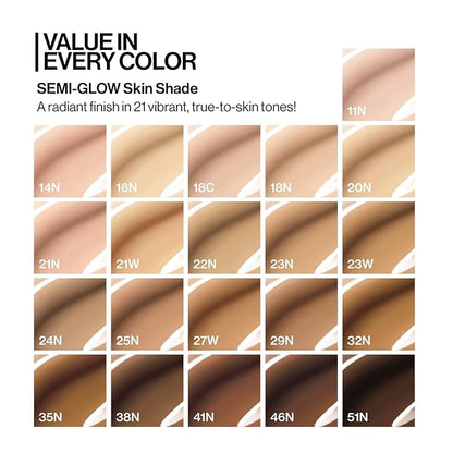 UNLEASHIA Foundation Makeup Healthy-Green Cushion Refill - 15g, Lightweight Buildable Coverage, Vegan Makeup, Natural Satin Finish(21W)