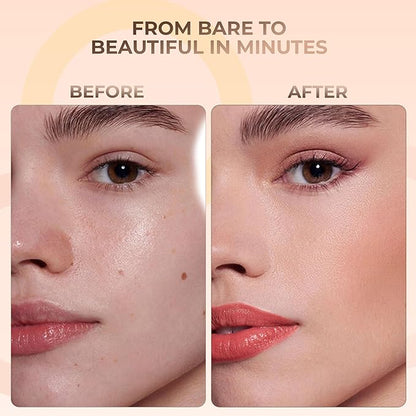 (Fair Shade 1) (5gm Jar) FOUNDATION Mineral Makeup with SPF 18+, Full Coverage Matte Loose Powder, Bare Face Cosmetics