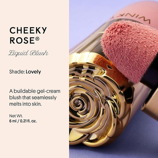 Winky Lux Cheeky Rose Lovely Liquid Blush and Nova Liquid Highlighter