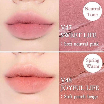 BBIA Last Velvet Tint MLBB Edition - Soft Creamy Matte Finish Lip Stain, Blur Effect & Velvety Texture, Long-Lasting, High Pigment, Non-Drying, Vegan, Korean Lip Makeup (V47 SWEET LIFE, Pack of 1)