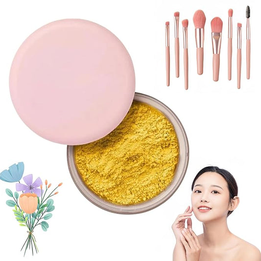 Allaura Beauty Blurring Powder, Blurring Setting Powder By Allaura, Allaura Beauty Pink Setting Powder, Pink Blurring Powder For All Skin Tones (06#, One Size)