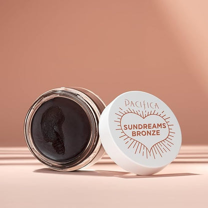 Pacifica Bronzer – Sun Dreams Matte Bronzing Cream Highlighter, Hydrating & Buildable Contour with Floral Extracts, Talc-Free, Vegan & Cruelty-Free, 1 oz (Shade California)