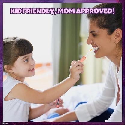 Disney Frozen 12 Piece Plant Based Lip Gloss, Girls Party Favors, First Makeup Set for Girl, Perfect for Parties, Sleepovers, and Birthday Gifts, Elsa and Anna, Ages 3+, by Townley Girl