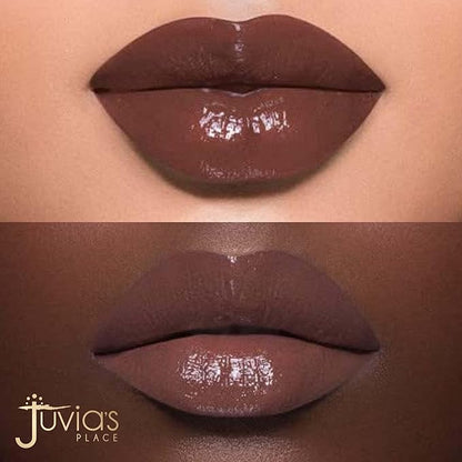 Juvia's Place Nubian Earth Lip Reflect Lip Gloss Meroe - Non-sticky Lip Makeup, Hydrating Lip Gloss, Tinted Lip Gloss, Shine & Glow Lip Makeup, Beauty & Personal Care Products for Lips
