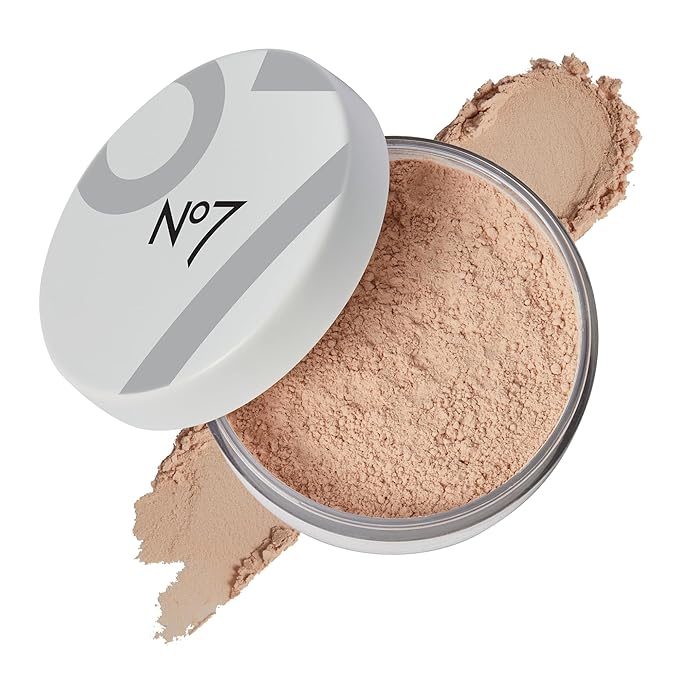 No7 Flawless Finish Loose Powder - Fair - Loose Finishing Powder - Makeup Setting Powder with Matte Finish for All Skin Tones - All Skin Types Including Oily Skin (0.71 oz)