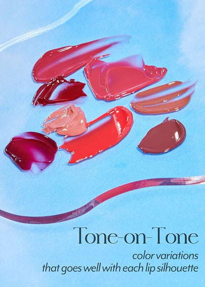 I'M MEME Gloss Tint - Lip Silhouette 07 Chic Burgundy | Highly Pigmented, Long Lasting, Hydrating & Moisturizing, Light-weight, Glossy Finish, Buildable, Nourishing, 4ml