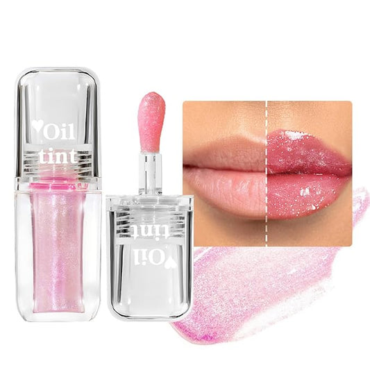 Warm Pearl Lip Oil - Magic Color Changing, Moisturizing, Reduces Lip Lines, Pearlescent Color Change