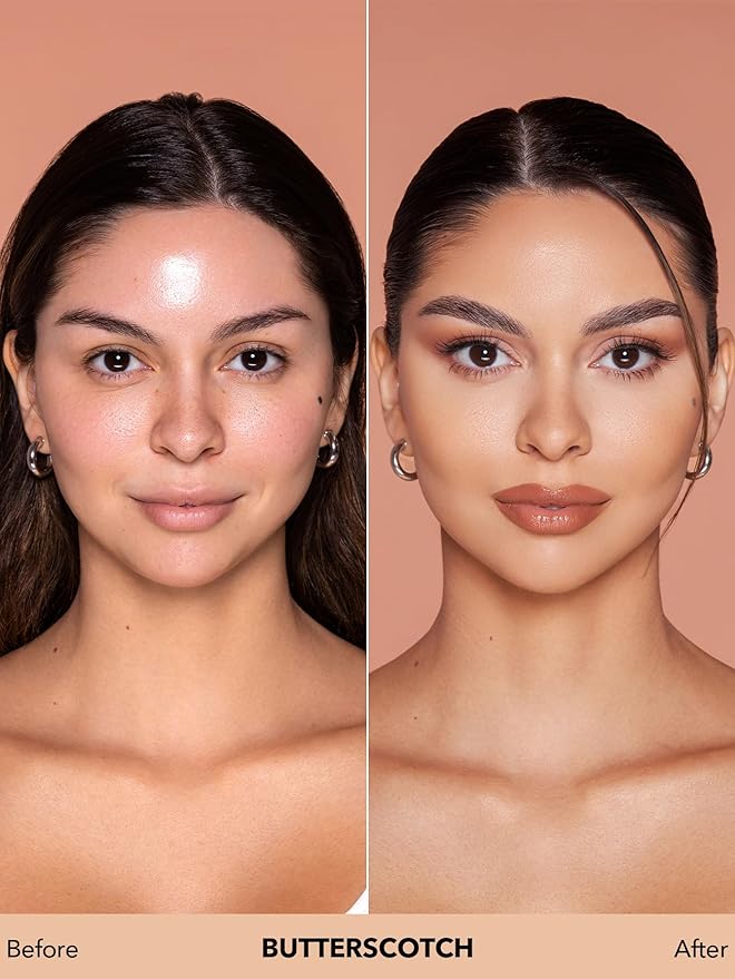 SHEGLAM Full Coverage Foundation Makeup Long Lasting Waterproof Matte Dewy Liquid Foundation - Butterscotch