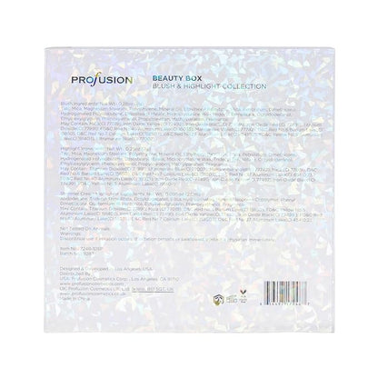 Profusion Cosmetics Beauty Box Blush and Highlight Collection, Includes 6 Blush and Highlight Shades, 1 Face Brush and Shimmer Cream Highlighter
