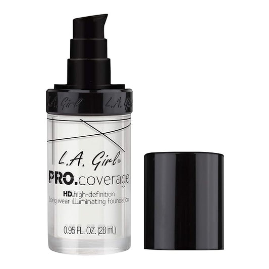 L.A. Girl Pro.Coverage Illuminating Foundation, White - lightener GLM641 (Pack of 2)