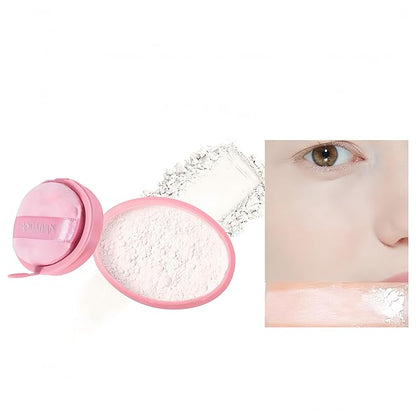 Setting Loose Powder 5 Colors Flawless Smooth Loose Finishing Powder Waterproof Long-Lasting Face Powder (Color 01)