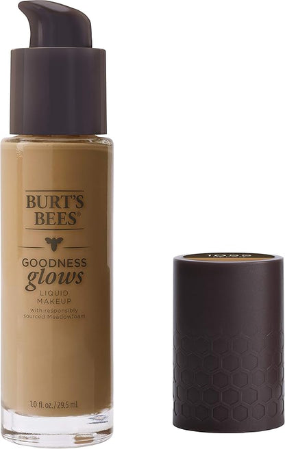 Burts Bees Goodness Glows Liquid Foundation, Pecan, 1.0 oz, Pack of 2