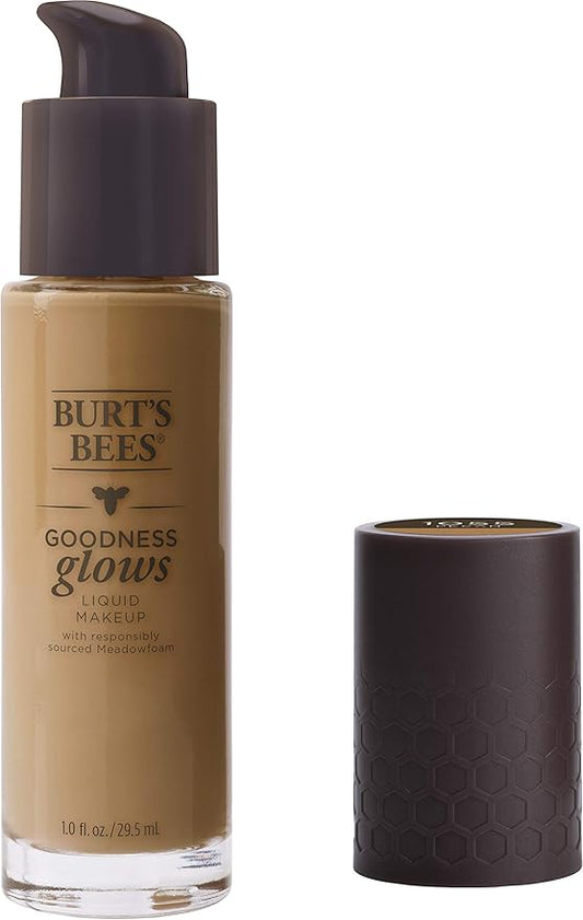 Burts Bees Goodness Glows Liquid Foundation, Pecan, 1.0 oz, Pack of 2