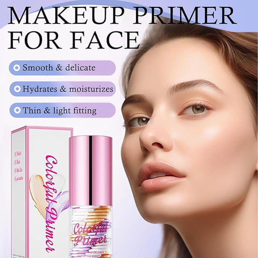 Hydrating Makeup Primer For Face, 3 In 1 Face Primer Transparent Makeup Base Isolation Cream, Long Lasting Smoothing Moisturizing Oil Free Natural Sheer Effect