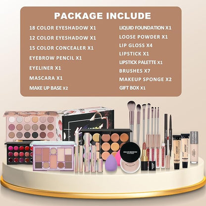 Makeup Kit Makeup Kits for Teens Women Full Kit Makeup Set for Women Teenagers Makeup Gift Set for Teen Girls Christmas Make up