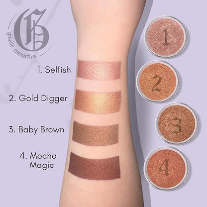 Mocha Magic Eyeshadow Palette - Versatile Make Up Kit with Highlighter Makeup - Perfect for Day to Night Looks - A Must have For All Makeup Collections