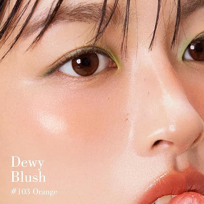 KYDA Orange Blush Stick, Natural Glow Face Blusher, Dewy Glow Finish, Radiance Balm for Glass Skin, Lightweight Creamy Multiuse Makeup Stick, Buildable Watercolor Blush Balm, Moisturizing