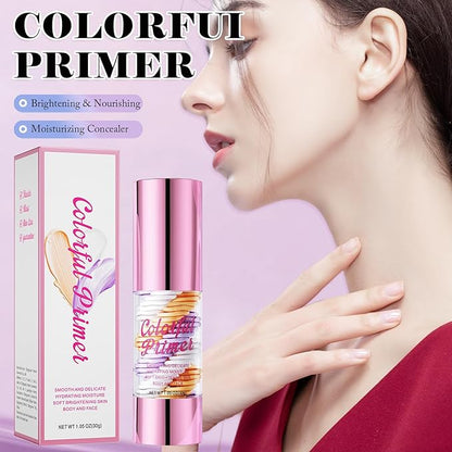 3 In 1 Primer for Face Before Makeup,Transparent Daily Moisturizer Cream,One Step Oil Control Skin Tone Correcting Makeup Primer,Moisturizer Face for All Skin Types