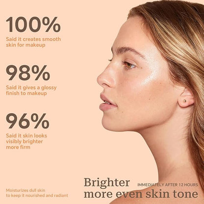 Hydrating Face Prime, Cloud Glow Foam Prime For Flawless, Smooth Skin, Mousse Foam Base, Blur + Pore Minimize+ Fine Lines,Moisturizing & Smoothing Primer With Sodium Hyaluronate
