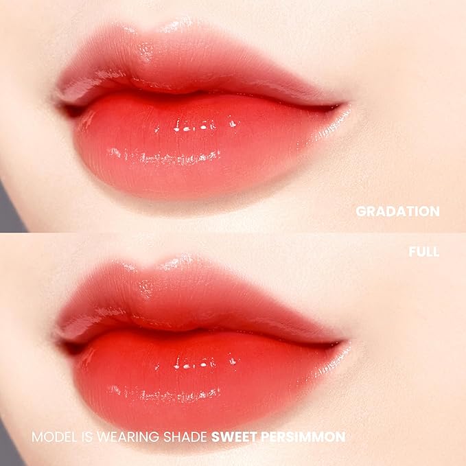 MERYTHOD] Reel-tattoo Water Tint Lip stain Watery Texture Ultra Long Lasting Smudge Proof Vivid Color looks Hydrating and Waterproof Formula (03 Sweet Persimmon)