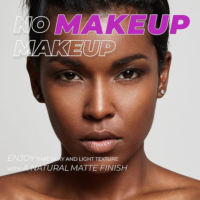 Oh My Clear Face Full Coverage Foundation for Oily & Acne Prone Skin, Salicylic Acid & Tea Tree Extract, Anti-Blemish Sensitive Skin Care, Organic & Oil-Free, 411 Deep Neutral, 40 ml 1.35 fl.oz