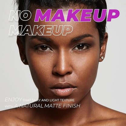 Oh My Clear Face Full Coverage Foundation for Oily & Acne Prone Skin, Salicylic Acid & Tea Tree Extract, Anti-Blemish Sensitive Skin Care, Organic & Oil-Free, 412 Toffee, 40 ml / 1.35 fl.oz