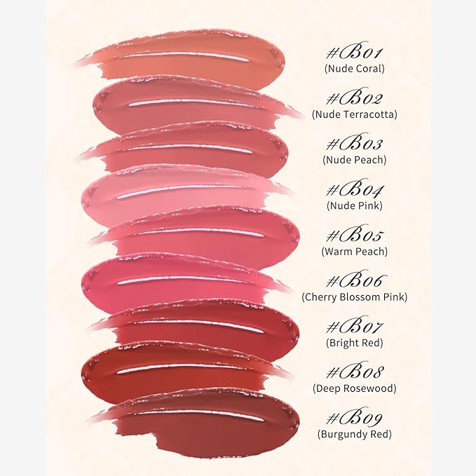 Flower Knows Swan Ballet Shine Lipstick,Hydrating Solid Lip Gloss,Moisturizing Red Tinted Lip Balm-Long Lasting Lip Gloss in Balm for Girls&Women,Vegan & Cruelty-Free(B07 Ballet Dream)