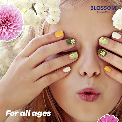 Blossom Hydrating, Moisturizing Scented Cuticle Oil, Scented pH Color Change Lip Balm, Roll on Lip Gloss, Infused with Real Flowers, 0.7 fl. oz/15mL, 3 Pack Gift Set, Rose/Pink/Strawberry