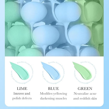 Primer Face Makeup with SPF 50, Color Correcting Primer, Hydrating Face Primer for Makeup, Color Corrector for Redness Waterproof & Long Lasting & Oil Control, Protection Immediately