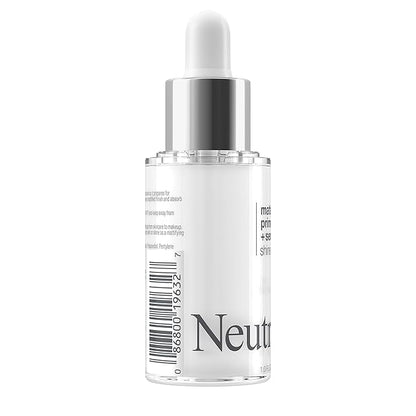 Neutrogena Shine Control Matte Booster Face Primer & Serum, Skin-Mattifying Serum-to-Primer with Rice Protein, Absorbs Excess Oil & Keeps Skin Shine Free, 1.0 fl. oz