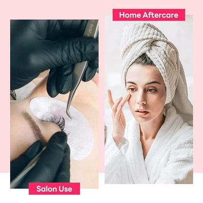 Lash Shampoo Concentrate 60ml Lash Cleanser Concentrate Add Hyaluronic Acid Oil-Free Lash Extension Shampoo Perfect for Salon，Cherry Blossom