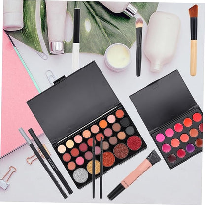 1 Set women's makeup set Eyebrow Pencil All-in-one Makeup Kit Makeup Multi- Makeup Kit Professional Foundation Cosmetics Supplies One-piece student mascara