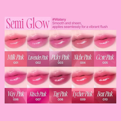 Pink Obsession Stay-Fit Lip Tint | G10 Beat Pink | Weightless & Layerable Tint for Smudge-proof, Long-lasting Wear | Soft Blur Finish or Vibrant Flush | 3.8g