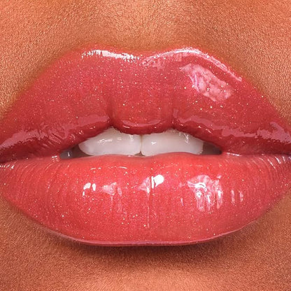 Vegan Lip Gloss for Soft Lips, Plumping Oil, Hydrating Non-Stick Lipgloss for Women, Provides Maximum Shine, Paraben and Cruelty Free (UNAPOLOGETIC - Pink Nude Color)