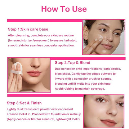 Peptide Bouncees Foundation, Foundation for Older Women, Hydrating, Age-Defying Makeup for Mature Skin, And All Skin Types, Natural, Medium Buildable Coverage, Satin Finish (Dark skin color, 1pcs)