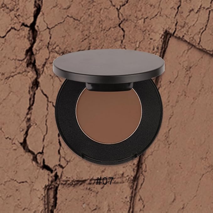 Flawless Pressed Powder, Setting Powder Makeup, Longwear Face Powder Foundation, Smooth Complexion, Portable Compact Long-Lasting Matte Finish 07