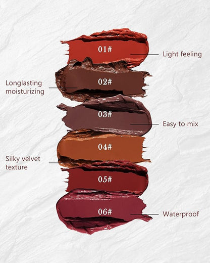 Long Lasting 2-in-1 Creme Cheek Blush + Lip Stain Lipstick, High Pigmented Tinted Lip Balm Blusher with Brush,Hydrating Cream Texture for Cheek,Eye & Lip Tint,Women's Day Makeup Gift for Women-04