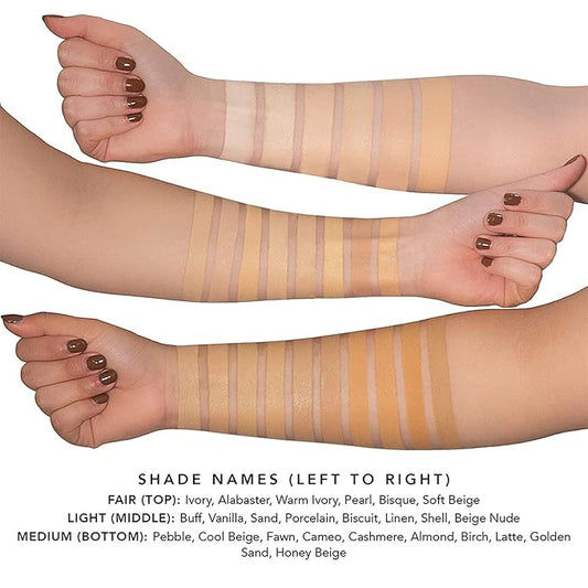 Jouer Essential High Coverage Crème Foundation | Men & Women | Available in 50 Shades for All Skin Tones | Healthy Ingredients | Paraben, Gluten & Cruelty Free | Vegan Friendly,Espresso -deep skin with warm undertones