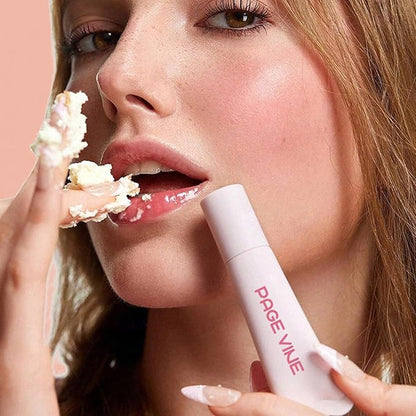 4 Pcs Hydrating Lip Gloss Lip Jam Set, Glow Tinted Lip Jelly, High Shine Glass Finish Nude Lip Treatment Liquid Lipstick for Girls and Women