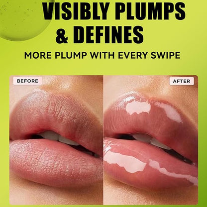 VolksRose 4pcs Lip Gloss Oil Set, Hydrating Lip Glow Oil Lip Gloss, Lipgloss Lipoil Set for Women Girls Teens, Tinted Plumping Lip Gloss Packs, Fat Lip Oil Lip Balm for Dry Lips Nourishing