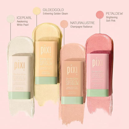 Pixi Beauty SunKissed Sheen On-the-Glow Trio, Blush, Bronze, and Highlighter Routine