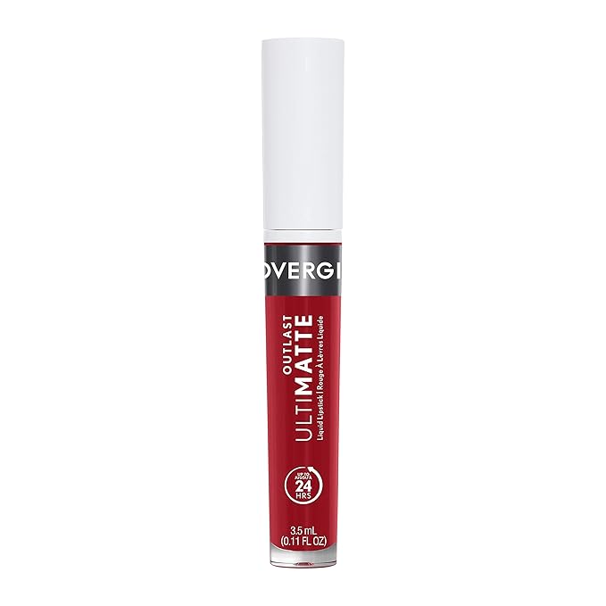 COVERGIRL Outlast Ultimatte One Step Liquid Lip Color, Wine O Clock, Wine O Clock, 0.12 Fl Ounce