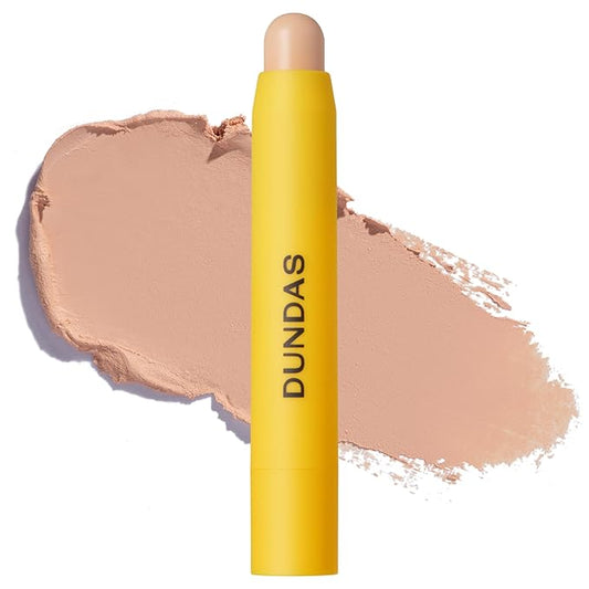 Dundas Undercover Enhancer Concealer Stick (Neutral Peach) and Eyeliner, Black & White Liner Pencil for Eye Make Up,Vegan & Cruelty Free Makeup, All Skin Types